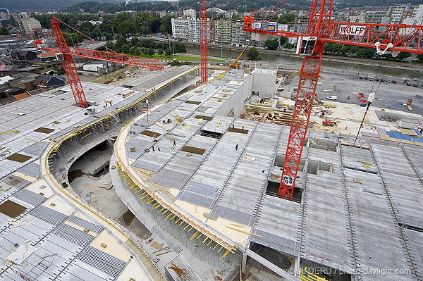 Médiacité en construction, Liège (BE)